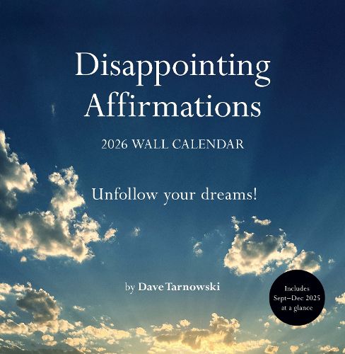 Cover image for Disappointing Affirmations 2026 Wall Calendar