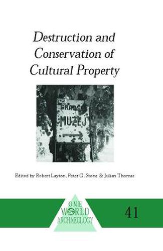 Cover image for Destruction and Conservation of Cultural Property