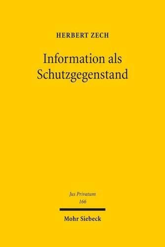 Cover image for Information als Schutzgegenstand