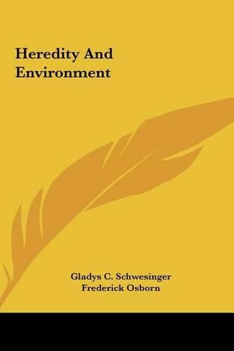 Cover image for Heredity and Environment