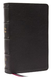 Cover image for KJV,  Personal Size Large Print Single-Column Reference Bible, Genuine Leather, Black, Red Letter, Thumb Indexed, Comfort Print: Holy Bible, King James Version