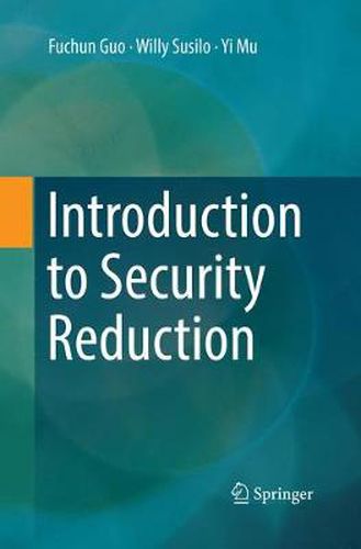 Cover image for Introduction to Security Reduction
