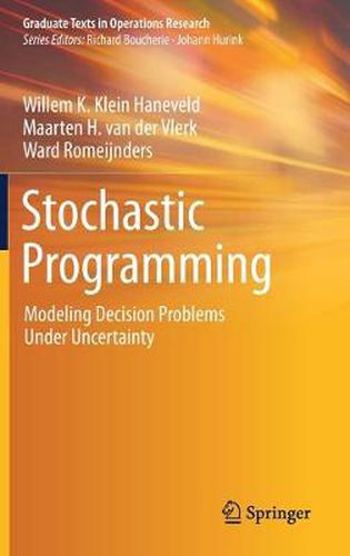 Cover image for Stochastic Programming: Modeling Decision Problems Under Uncertainty