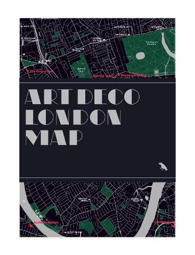 Art Deco London Map