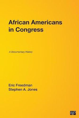 Cover image for African Americans in Congress: A Documentary History