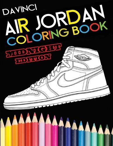 Cover image for Air Jordan Coloring Book Midnight Edition