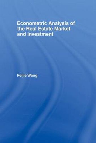 Cover image for Econometric Analysis of the Real Estate Market and Investment