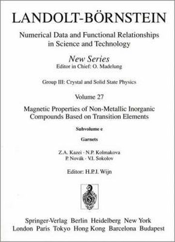 Cover image for Garnets / Granate