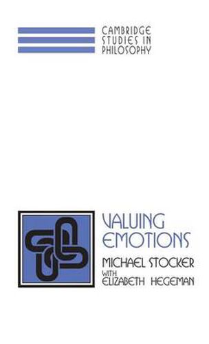 Cover image for Valuing Emotions