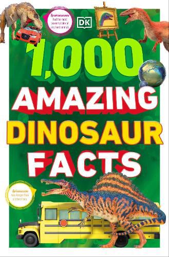 Cover image for 1,000 Amazing Dinosaurs Facts