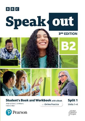 Cover image for Speakout 3ed B2 Student's Book and Workbook with eBook and Online Practice Split 1