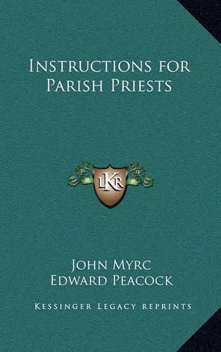 Cover image for Instructions for Parish Priests