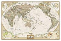 Cover image for World Executive, Pacific Centered, Laminated: Wall Maps World