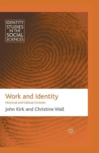 Cover image for Work and Identity: Historical and Cultural Contexts