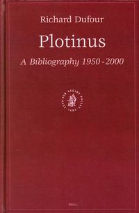 Cover image for Plotinus: A Bibliography 1950-2000