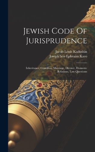 Cover image for Jewish Code Of Jurisprudence