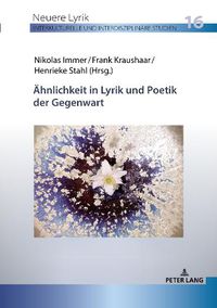 Cover image for Aehnlichkeit in Lyrik und Poetik der Gegenwart