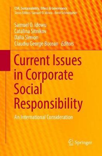 Cover image for Current Issues in Corporate Social Responsibility: An International Consideration