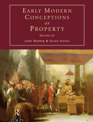 Cover image for Early Modern Conceptions of Property