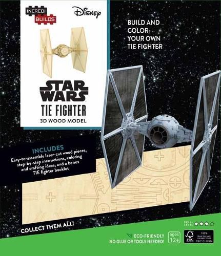 Incredibuilds: Star Wars: Tie Fighter 3D Wood Model