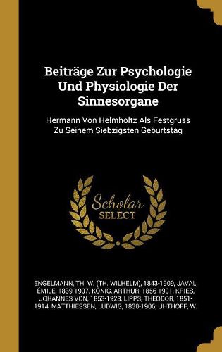 Cover image for Beitraege Zur Psychologie Und Physiologie Der Sinnesorgane