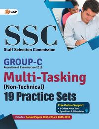 Cover image for SSC 2019 Group C Multi-Tasking (Non Technical) - 19 Practice Sets