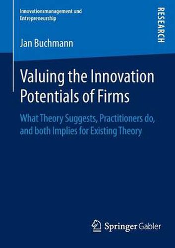 Cover image for Valuing the Innovation Potentials of Firms: What Theory Suggests, Practitioners do, and both Implies for Existing Theory