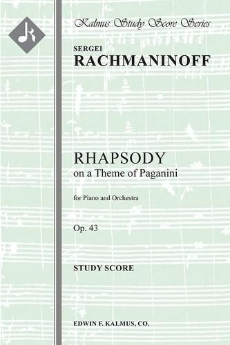 Cover image for Rhapsody on a Theme of Paganini, Op. 43