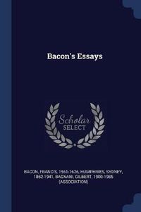 Cover image for Bacon's Essays