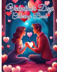 Cover image for Valentine's Day Coloring Book for Adults