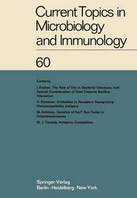 Cover image for Current Topics in Microbiology and Immunology: Ergebnisse der Mikrobiologie und Immunitatsforschung