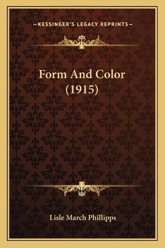 Cover image for Form and Color (1915)