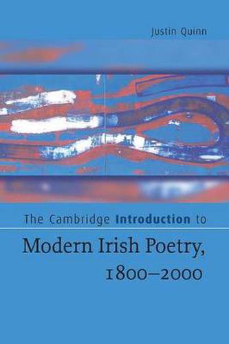 Cover image for The Cambridge Introduction to Modern Irish Poetry, 1800-2000