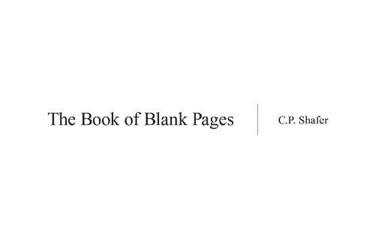 Cover image for The Book of Blank Pages