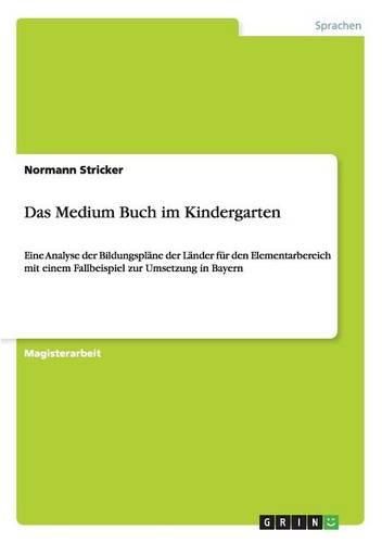 Cover image for Das Medium Buch Im Kindergarten