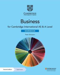 Cover image for Cambridge International AS & A Level Business Workbook with Digital Access (2 Years)