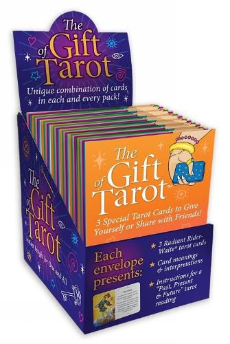 Cover image for The Gift Of Tarot, 3 Card Tarot Readings, Display Of 50 Envelopes