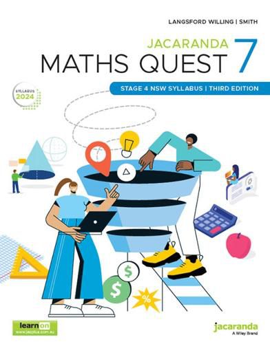 Cover image for Jacaranda Maths Quest 7 NSW Australian Curriculum Stage 4 3e learnON & print