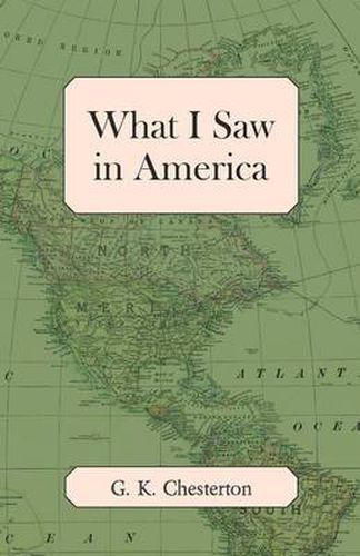 Cover image for What I Saw in America