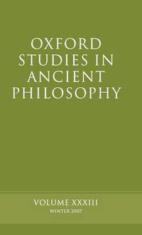 Cover image for Oxford Studies in Ancient Philosophy