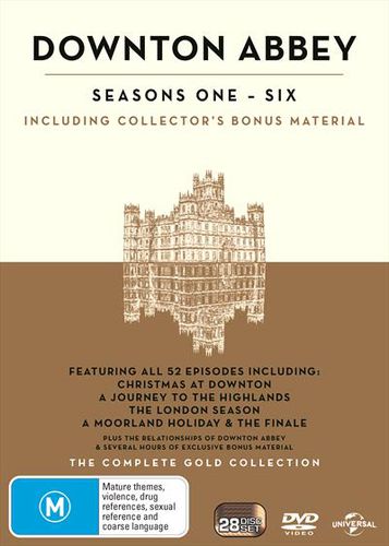 Downton Abbey: Season 1 to 6 Gold Boxset (DVD)
