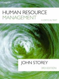 Cover image for Human Resources Management: A Critical Text, 3e