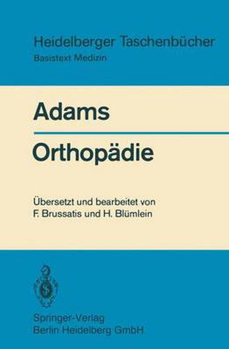 Orthopadie: Eine Einfuhrung Fur Studierende Der Medizin