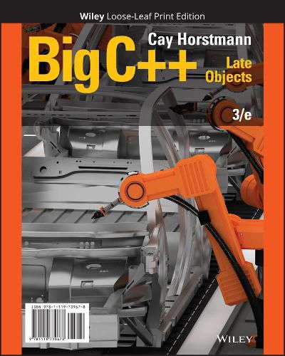 Cover image for Big C++: Late Objects