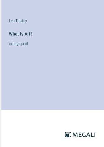 Cover image for What Is Art?