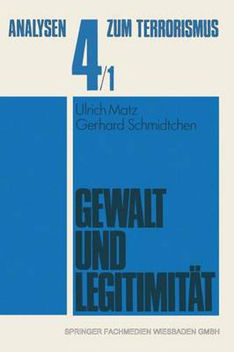 Cover image for Gewalt Und Legitimitat