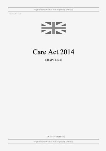 Cover image for Care Act 2014 (c. 23)