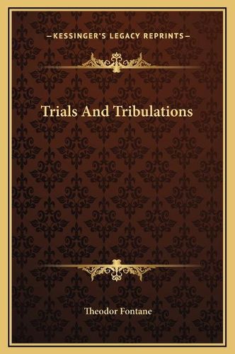 Cover image for Trials and Tribulations