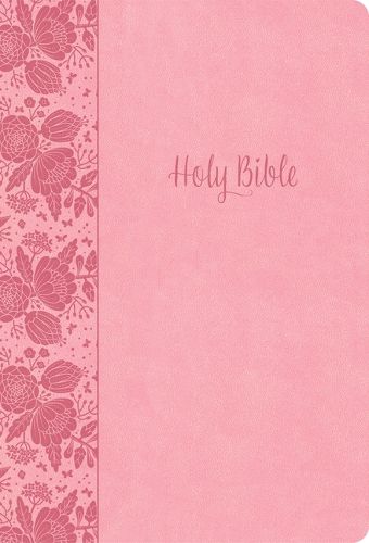 KJV Large Print Thinline Bible, Value Edition, Soft Pink Leathertouch