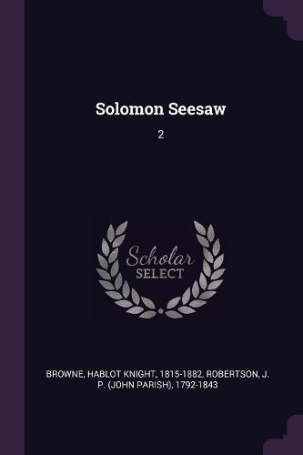 Cover image for Solomon Seesaw